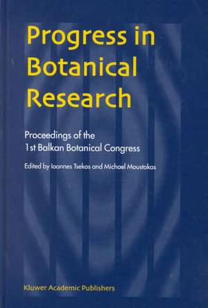 Progress in Botanical Research de Ioannes Tsekos