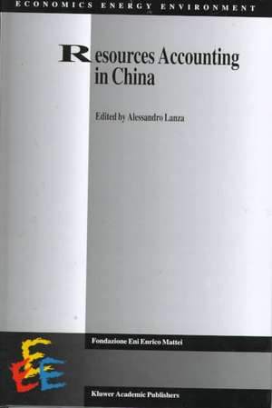 Resources Accounting in China de Alessandro Lanza