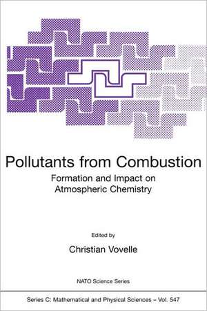 Pollutants from Combustion: Formation and Impact on Atmospheric Chemistry de Christian Vovelle