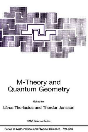 M-Theory and Quantum Geometry de Lárus Thorlacius