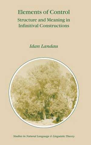 Elements of Control: Structure and Meaning in Infinitival Constructions de Idan Landau