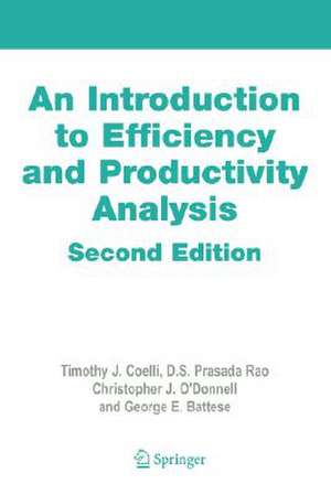 An Introduction to Efficiency and Productivity Analysis de Tim Coelli