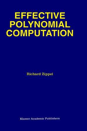 Effective Polynomial Computation de Richard Zippel