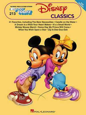 Disney Clasics: E-Z Play Today Volume 213 de Bricusse