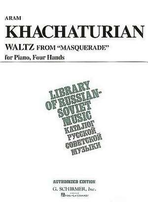 Waltz from Masquerade (Vaap Edition): Piano Duet de Khachaturian Aram