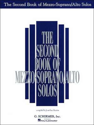 The Second Book of Mezzo-Soprano/Alto Solos de Joan Frey Boytim