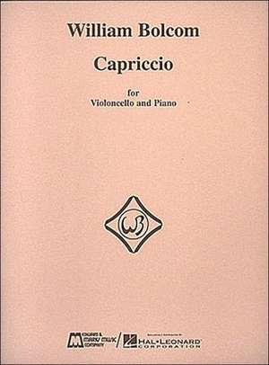 Capriccio for Violincello and Piano de William Bolcom