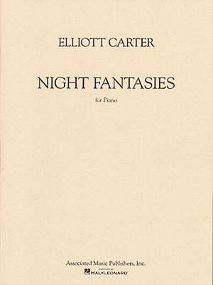 Night Fantasies: Piano Solo de Elliott Carter