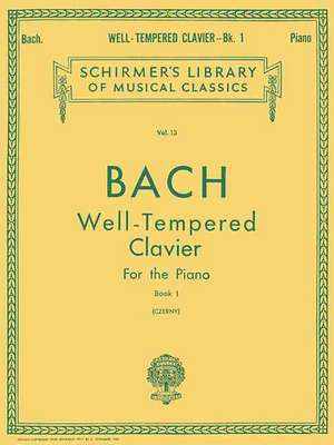 Well Tempered Clavier - Book 1: Piano Solo de Sebastian Bach Johann