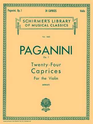 24 Caprices, Op. 1 de Niccolo Paganini