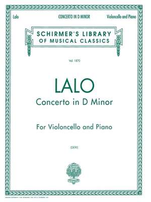 Concerto in D Minor: Schirmer Library of Classics Volume 1870 Score and Parts de Edouard Lalo