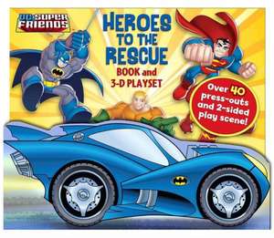 DC Super Friends: Book and 3-D Playset de DC