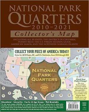 National Park Quarters Collector's Map de Whitman Publishing