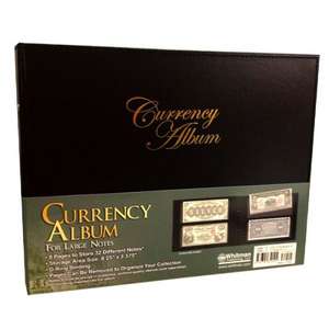 Currency Album for Large Notes de Whitman