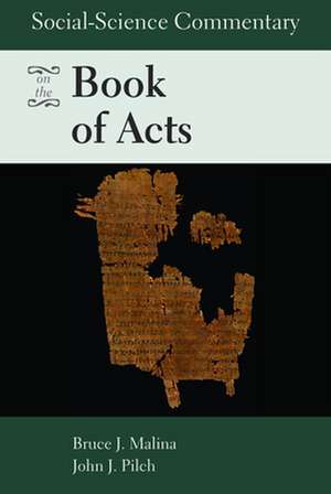 Social-Science Commentary on the Book of Acts de Bruce J. Malina