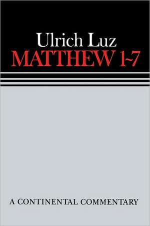 Matthew 1 - 7 de Wilhelm C Linss
