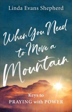 When You Need to Move a Mountain de Linda Evans Shepherd