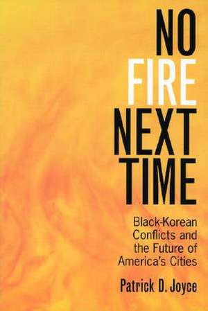 No Fire Next Time – Black–Korean Conflicts and the Future of America`s Cities de Patrick D. Joyce