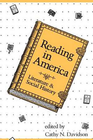 Reading in America de Davidson