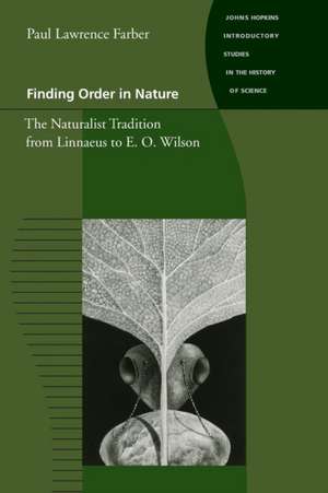 Finding Order in Nature de Farber