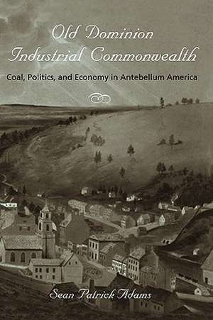 Old Dominion, Industrial Commonwealth – Coal, Politics, and Economy in Antebellum America de Sean Patrick Adams