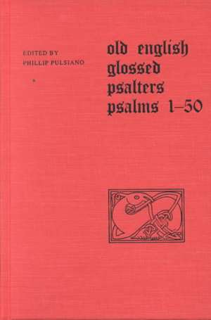 Old English Glossed Psalters