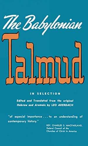 Babylonian Talmud de Leo Auerbach