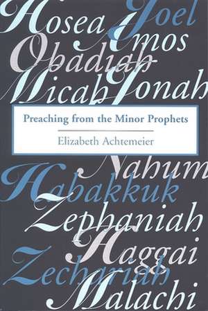 Preaching from the Minor Prophets de Elizabeth Rice Achtemeier