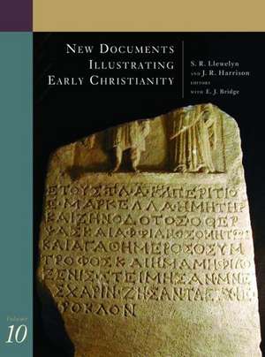 New Documents Illustrating Early Christianity: Greek and Other Inscriptions and Papyri Published 1988-1992 de E. J. Bridge