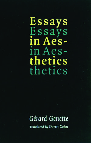 Essays in Aesthetics de Gerard Genette