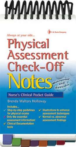 Physical Assessment Check-Off Notes de Brenda WaltersFnp-BC Holloway