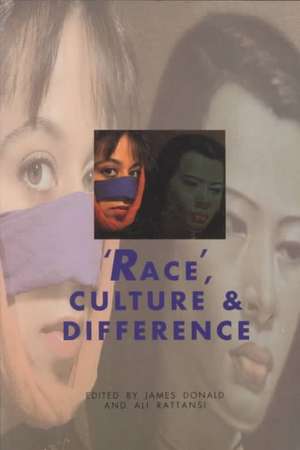 Race, Culture and Difference de James Donald