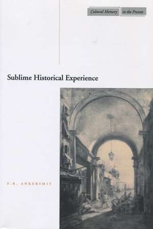 Sublime Historical Experience de F.R. Ankersmit