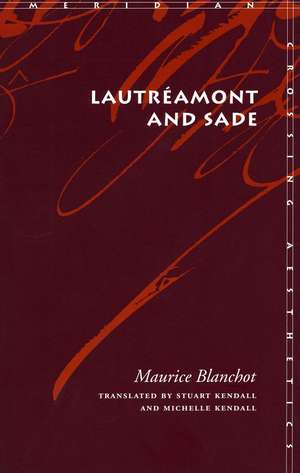 Lautréamont and Sade de Maurice Blanchot