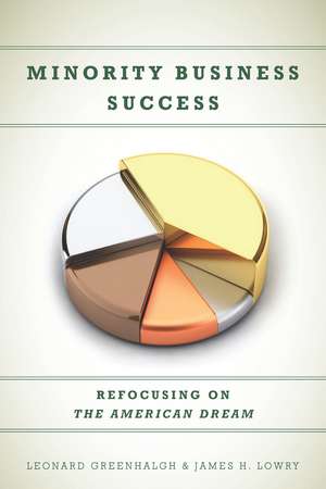 Minority Business Success: Refocusing on The American Dream de Leonard Greenhalgh