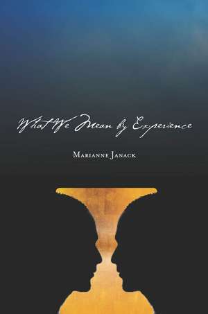 What We Mean by Experience de Marianne Janack