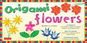 Origami Flowers Kit: Fold Lovely Daises, Lilies, Lotus Flowers and More!: Kit with 2 Origami Books, 41 Projects and 98 Origami Papers de Michael G. LaFosse