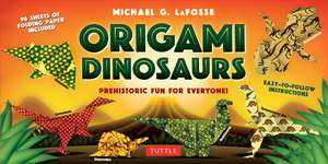 Origami Dinosaurs Kit: Prehistoric Fun for Everyone!: Kit Includes 2 Origami Books, 20 Fun Projects and 98 Origami Papers de Michael G. LaFosse