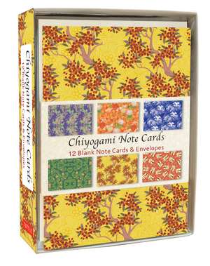 Chiyogami Note Cards: 12 Blank Note Cards & Envelopes (4 x 6 inch cards in a box) de Tuttle Studio