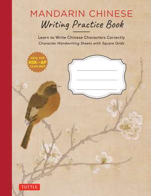 Mandarin Chinese Writing Practice Book: Learn to Write Chinese Characters Correctly (Character Handwriting Sheets with Square Grids) de Vivian Ling