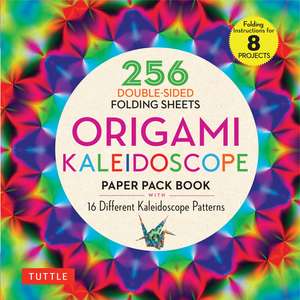 Origami Kaleidoscope Paper Pack Book: 256 Double-Sided Folding Sheets (Includes Instructions for 8 Models) de Tuttle Studio