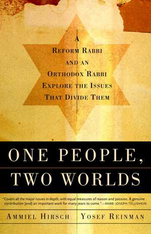 One People, Two Worlds de Ammiel Hirsch