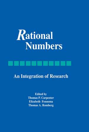 Rational Numbers: An Integration of Research de Thomas P. Carpenter