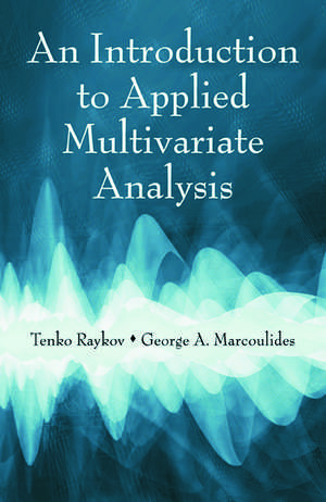 An Introduction to Applied Multivariate Analysis de Tenko Raykov