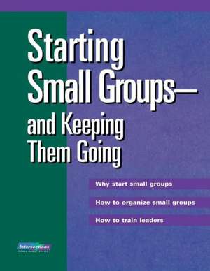 Starting Small Groups and Keeping Them Going de Augsburg Fortress Publishing