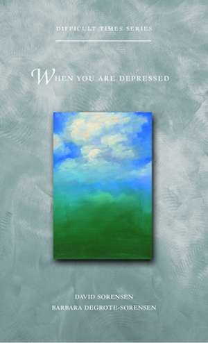 When You Are Depressed: A Handbook for Lay Leaders de Barbara DeGrote-Sorensen