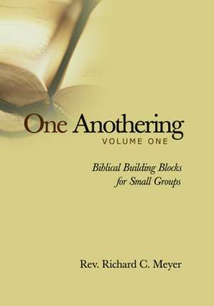 One Anothering, Vol. 1: Biblical Building Blocks for Small Groups de Richard C. Meyer