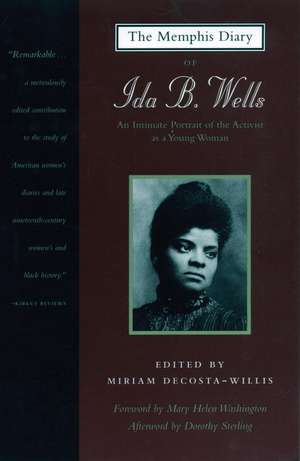 The Memphis Diary of Ida B. Wells de Ida B. Wells