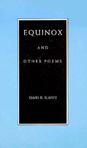 Equinox and Other Poems de David R. Slavitt