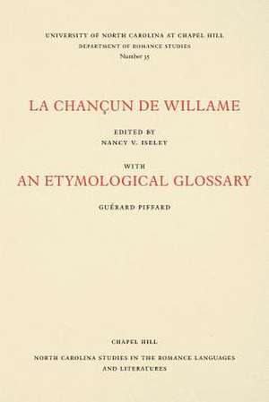 La Chancun de Willame de Nancy V. Iseley